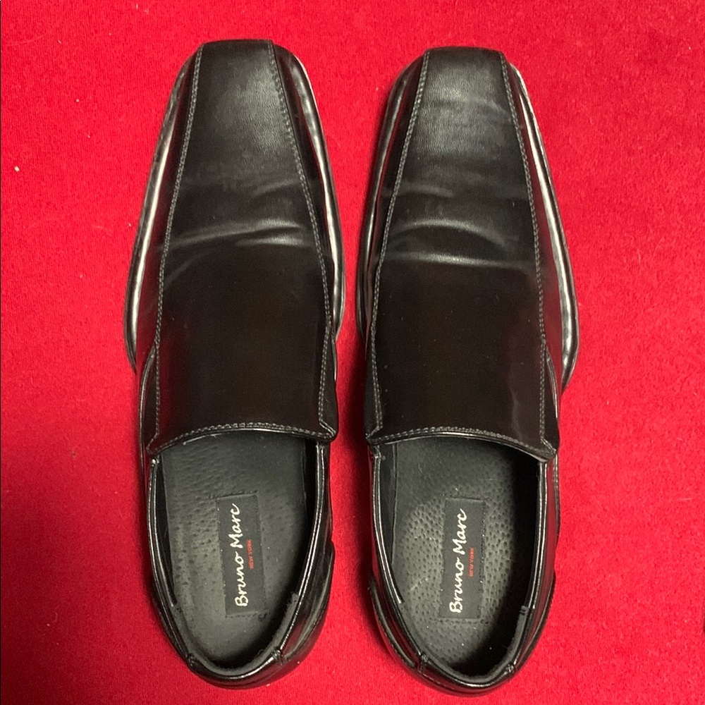 Bruno Marc Giorgio-1 Men's Square Toe loafers Dress Shoes